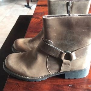 Clarks Leather Harness Boots